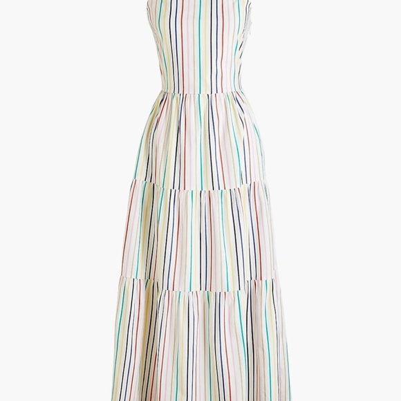J. Crew Factory | Dresses | J Crew Tiered Maxi Dress Multi Color Stripe | Poshmark J. Crew Factory | Dresses | J Crew Tiered Maxi Dress Multi Color Stripe | Poshmark